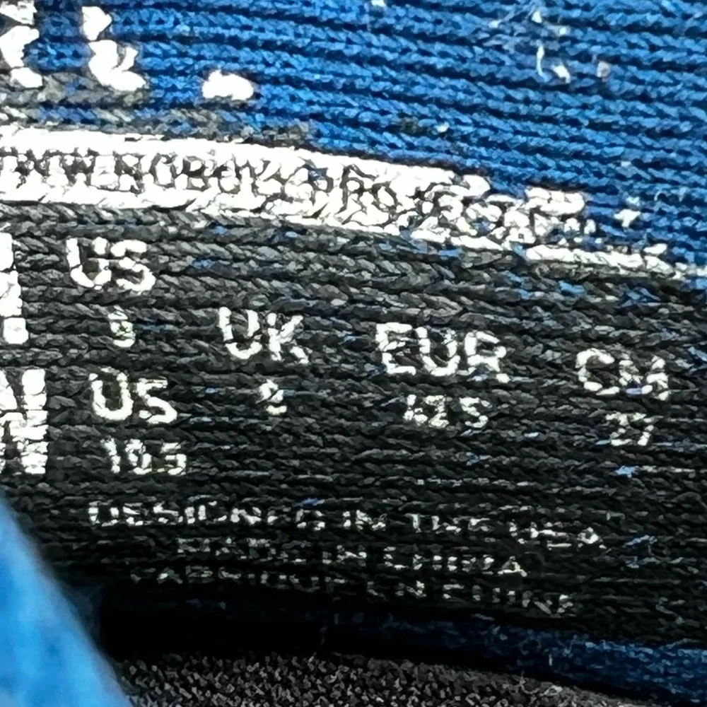 NoBull Navy Suede‎ Trainer Shoes Men’s Sz 9